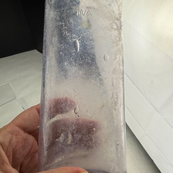 Vintage Pearl Purple Tint Glass Medicine Bottle XVI - Picture 10 of 12